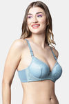 PrettyCat Padded Plunge Wired 3/4th Coverage T-Shirt Bra - Sea Green — thumbnail 4